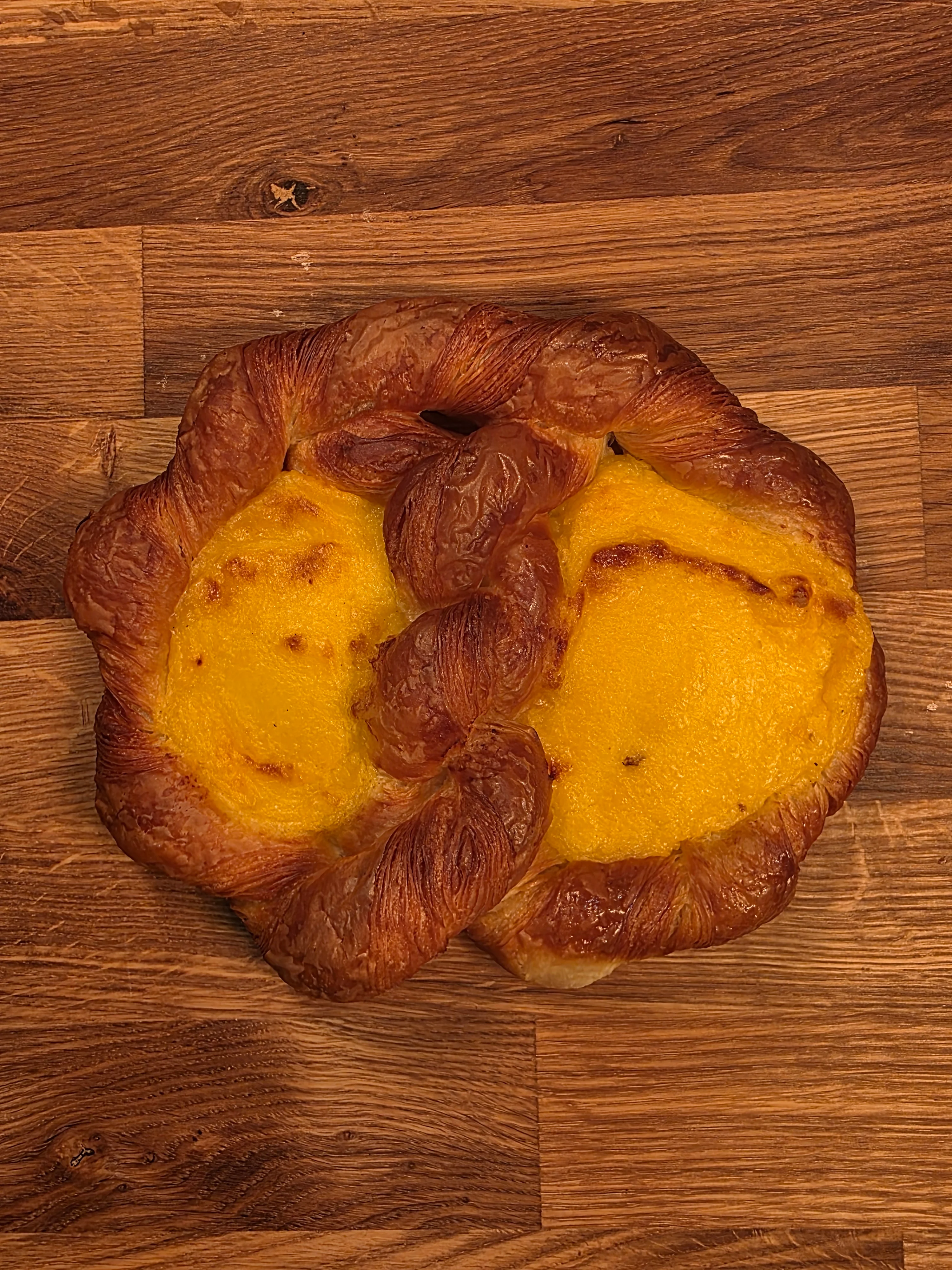 Lunette crème pâtissière